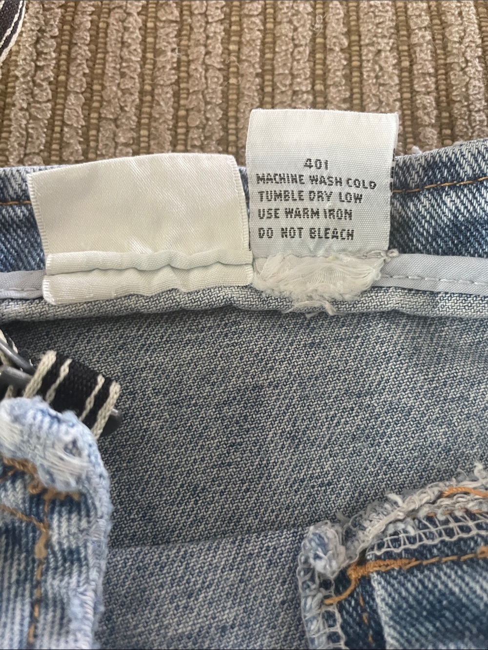 Women's Vintage Newport News Jeanology Collection Denim Tank Top Size 8 - Picture 9 of 9
